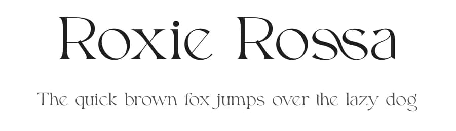 Roxie Rossa by ToniStudio — Serif Font