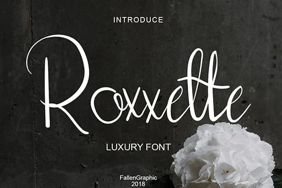 Roxxette Font by Fallengraphic — Script Handwritten Font