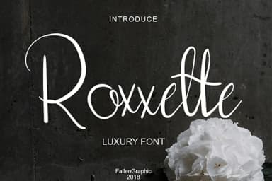 Roxxette Font by Fallengraphic — Script Handwritten Font — thumbnail 1