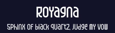 Royagna by Rvandtype — Sans Serif Font — thumbnail 2