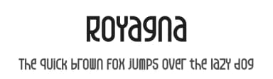 Royagna by Rvandtype — Sans Serif Font — thumbnail 1