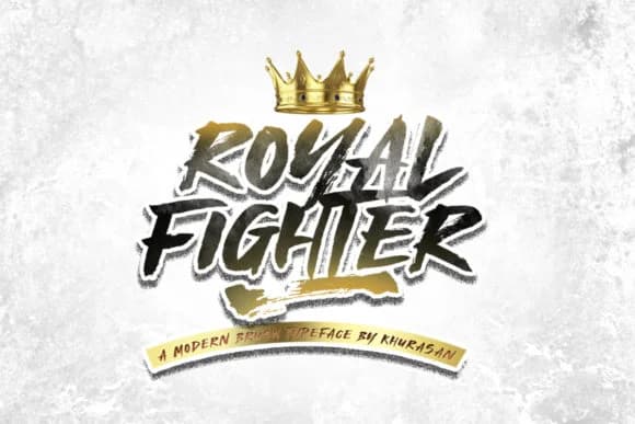 Royal Fighter Font by Khurasan — Script Handwritten Font