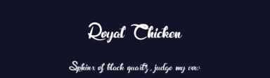 Royal Chicken by Maelle.K | Thomas Boucherie — Script Handwritten Font — thumbnail 2