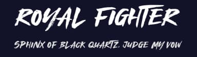 Royal Fighter by Khurasan — Script Handwritten Font — thumbnail 2