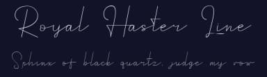 Royal Haster Line by Naharstd — Script Handwritten Font — thumbnail 2