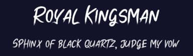 Royal Kingsman by UI Creative — Script Handwritten Font — thumbnail 2