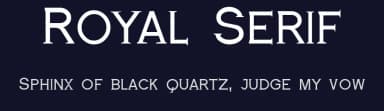 Royal Serif by Tipografia Vittoria — Serif Font — thumbnail 2