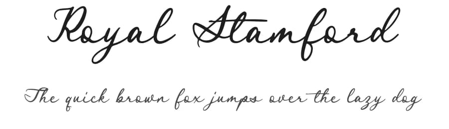 Royal Stamford by Runsell Studio — Script Handwritten Font