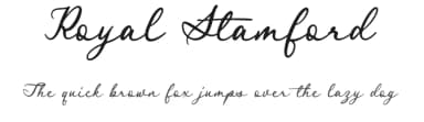 Royal Stamford by Runsell Studio — Script Handwritten Font — thumbnail 1