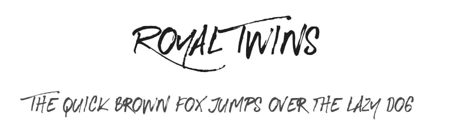 Royal Twins by Leonard Posavec - LeoSupply.co — Script Handwritten Font