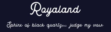 Royaland by Ydhra Studio — Script Handwritten Font — thumbnail 2