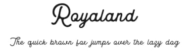 Royaland by Ydhra Studio — Script Handwritten Font — thumbnail 1