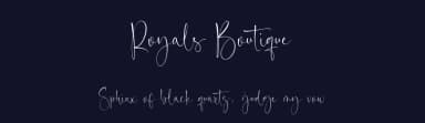 Royals Boutique by Balpirick Studio — Script Handwritten Font — thumbnail 2