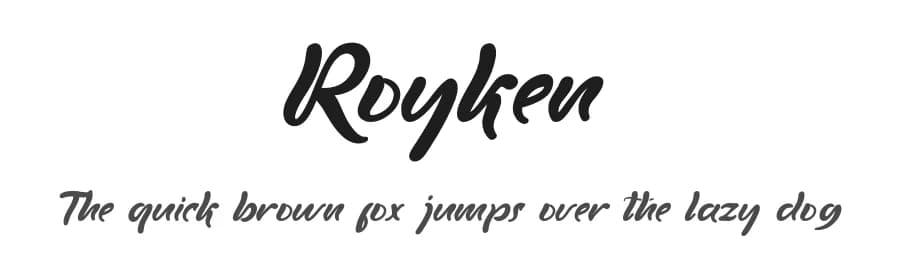 Royken by Nuryanto Dwi — Script Handwritten Font