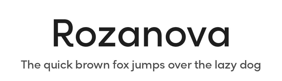 Rozanova by Variable Tyep Foundry — Sans Serif Font