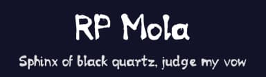 RP Mola by Robert Pieñkowski — Script Handwritten Font — thumbnail 2