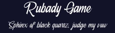 Rubady Game by Salamahtype.com — Script Handwritten Font — thumbnail 2