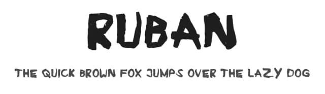 Ruban by Fontone.net — Script Handwritten Font