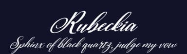 Rubeckia by Kong Font — Script Handwritten Font — thumbnail 2