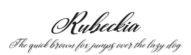 Rubeckia by Kong Font — Script Handwritten Font — thumbnail 1