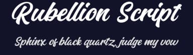 Rubellion Script by Typetemp Studio — Script Handwritten Font — thumbnail 2