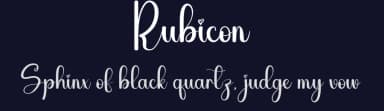 Rubicon by Andi Moz — Script Handwritten Font — thumbnail 2