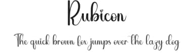 Rubicon by Andi Moz — Script Handwritten Font — thumbnail 1