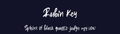 Rubin Key by Vultype — Script Handwritten Font — thumbnail 2