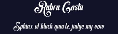 Rubra Costa by ilhamtaro — Script Handwritten Font — thumbnail 2
