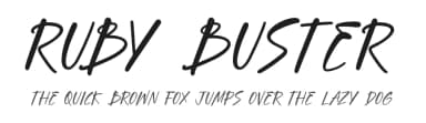 Ruby Buster by Letterena Studios — Script Handwritten Font — thumbnail 1