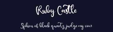 Ruby Castle by Vztype Studio — Script Handwritten Font — thumbnail 2