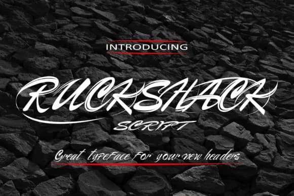 Ruckshack Font by Cikareotype — Script Handwritten Font