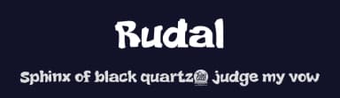 Rudal by twinletter — Script Handwritten Font — thumbnail 2