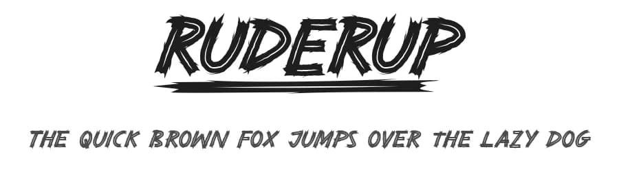 Ruderup by NihStudio — Script Handwritten Font