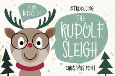 Rudolf Sleigh Font by Caoca Studio — Script Handwritten Font — thumbnail 1