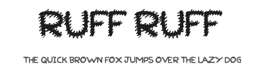 Ruff Ruff by JSH creates — Script Handwritten Font