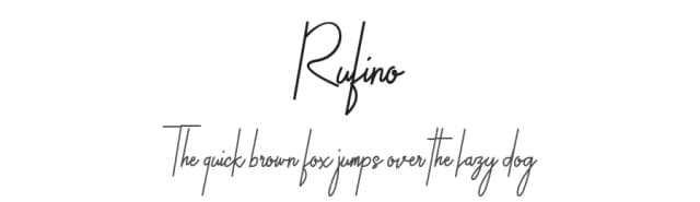 Rufino by Sungi Creative — Script Handwritten Font