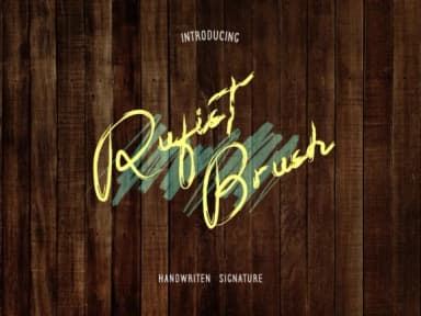 Rufist Font by Wudel Mbois — Script Handwritten Font — thumbnail 1