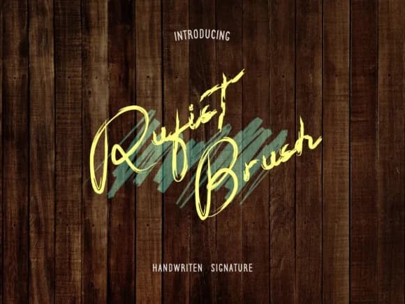 Rufist Font by Wudel Mbois — Script Handwritten Font