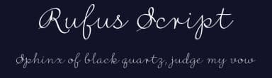 Rufus Script by Paweł Burgiel — Script Handwritten Font — thumbnail 2