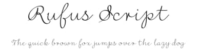 Rufus Script by Paweł Burgiel — Script Handwritten Font — thumbnail 1