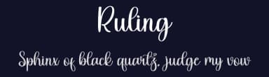 Ruling by PiPi Creative STUDIO — Script Handwritten Font — thumbnail 2
