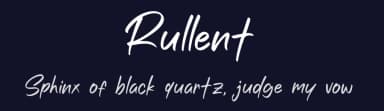 Rullent by Khurasan — Script Handwritten Font — thumbnail 2