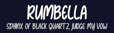 Rumbella by Skiiller Studio — Script Handwritten Font — thumbnail 2