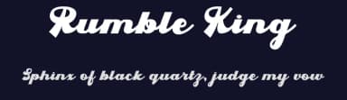 Rumble King by PutraCetol Studio — Script Handwritten Font — thumbnail 2