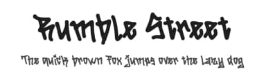 Rumble Street by MJType — Script Handwritten Font — thumbnail 1