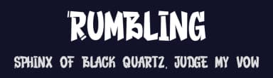 Rumbling by Hoperative — Script Handwritten Font — thumbnail 2