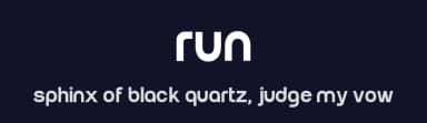 Run by Christoph  Kutta — Sans Serif Font — thumbnail 2
