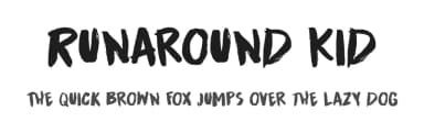 Runaround Kid by Hanoded — Script Handwritten Font — thumbnail 1