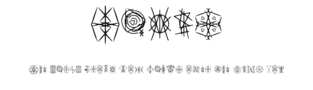 Runas by Gesso — Dingbats Font
